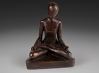 One of a set of five yoga figures, all depicting classic yoga positions. Can be purchased individually, or as a group.